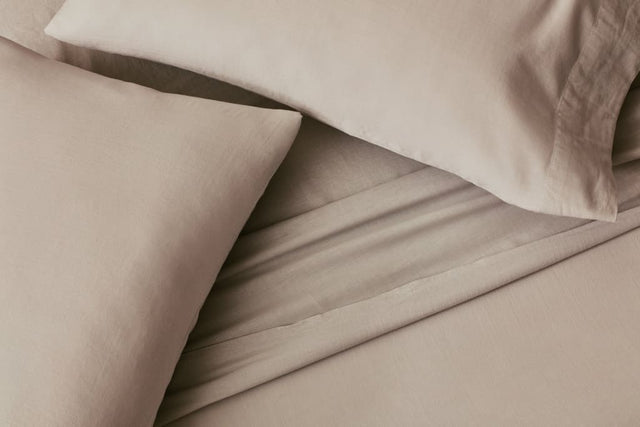 Linen-Weave Cotton Sheet Set - Bed Sheets