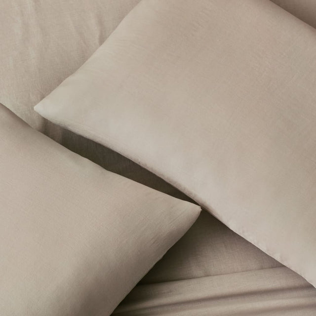 Linen-Weave Cotton Sheet Set - Bed Sheets