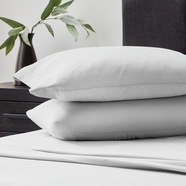 Linen-Weave Cotton Sheet Set - Bed Sheets