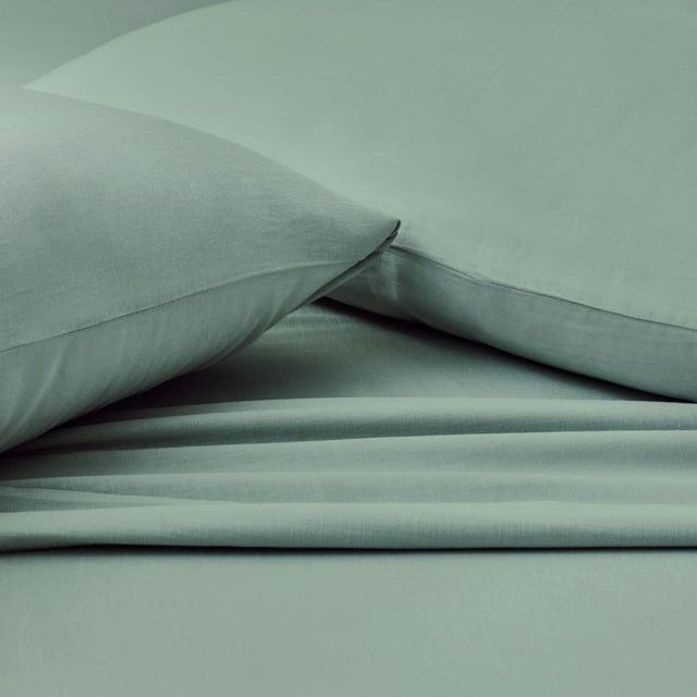 Linen-Weave Cotton Sheet Set - Bed Sheets