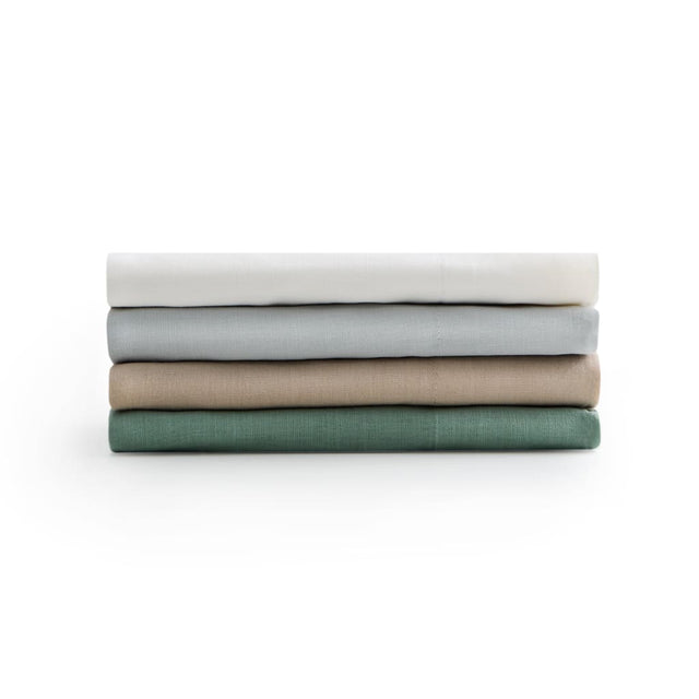 Linen-Weave Cotton Sheet Set - Bed Sheets