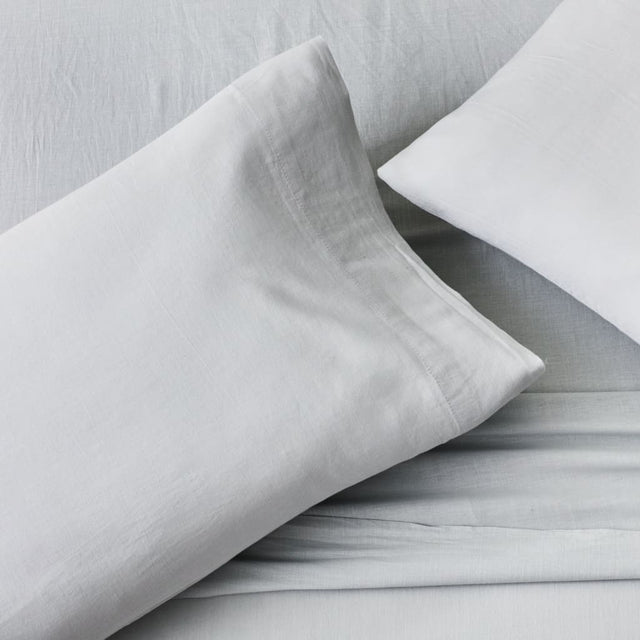 Linen-Weave Cotton Sheet Set - Bed Sheets