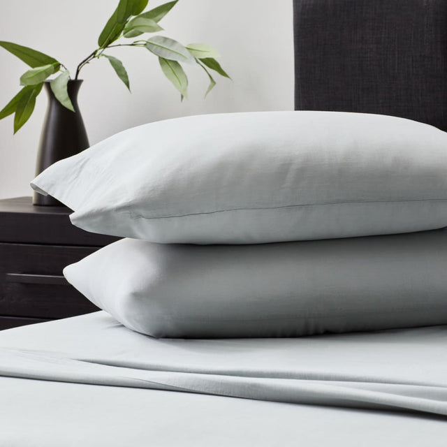 Linen-Weave Cotton Sheet Set - Bed Sheets