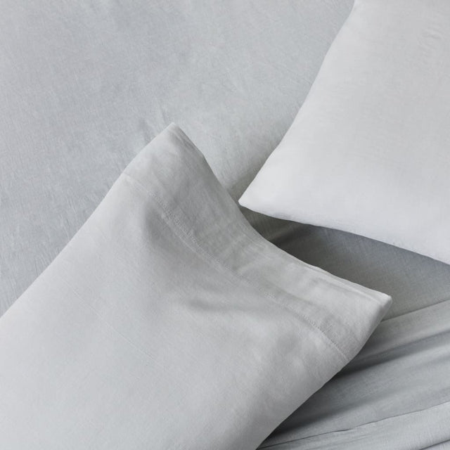 Linen-Weave Cotton Sheet Set - Bed Sheets